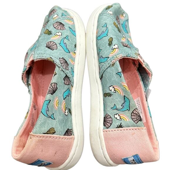 Toms Summer Ocean Slip Ons Toddler 9 - Picture 4 of 6